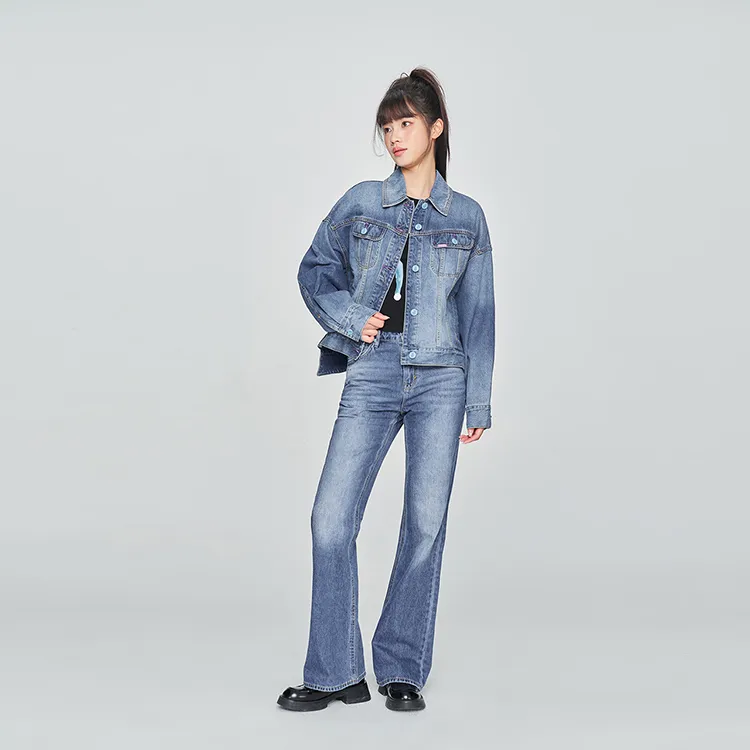 Lee Denim Jackets Women's Medium Blue-2