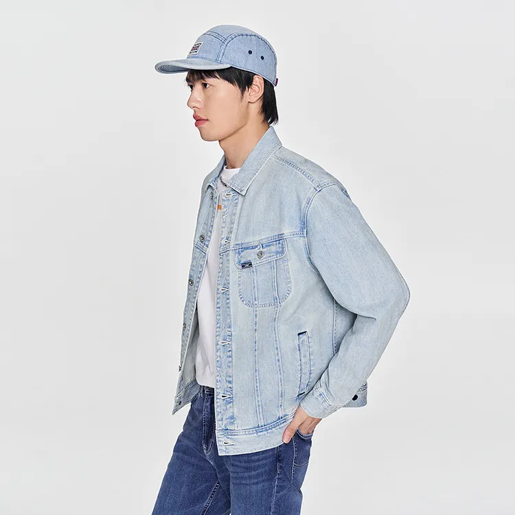 Lee Denim Jackets & Coats Men's Light Blue-3