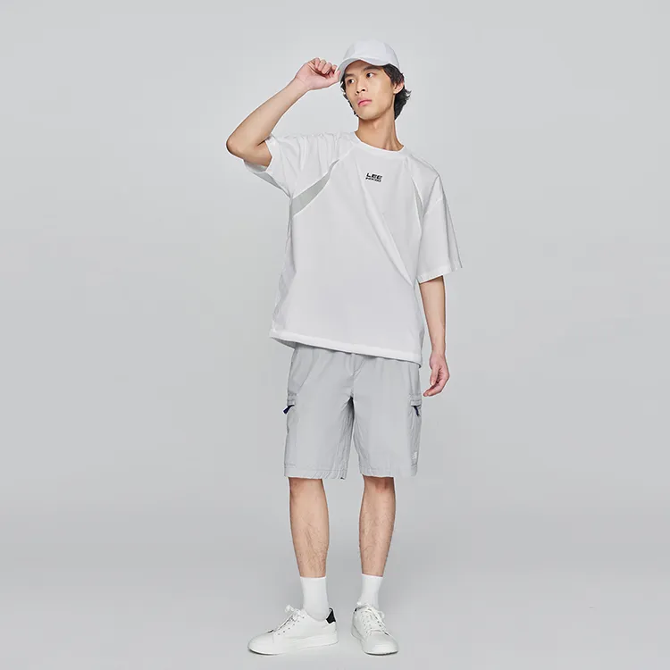 Lee SS25 Casual Shorts Men's Light Gray-2