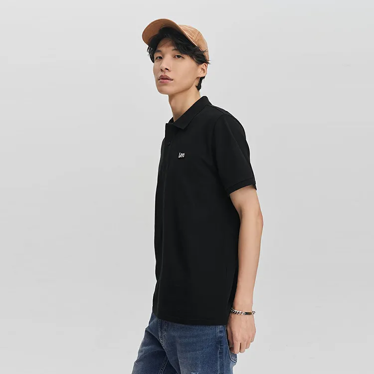 Lee Polo Shirts Men Black-4
