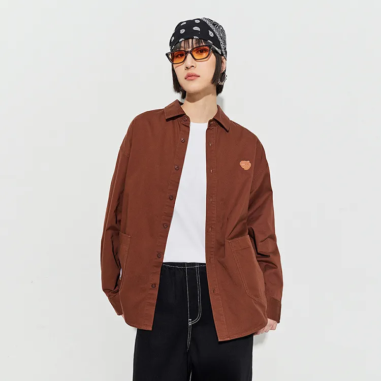 Lee Shirts Unisex Brown-5