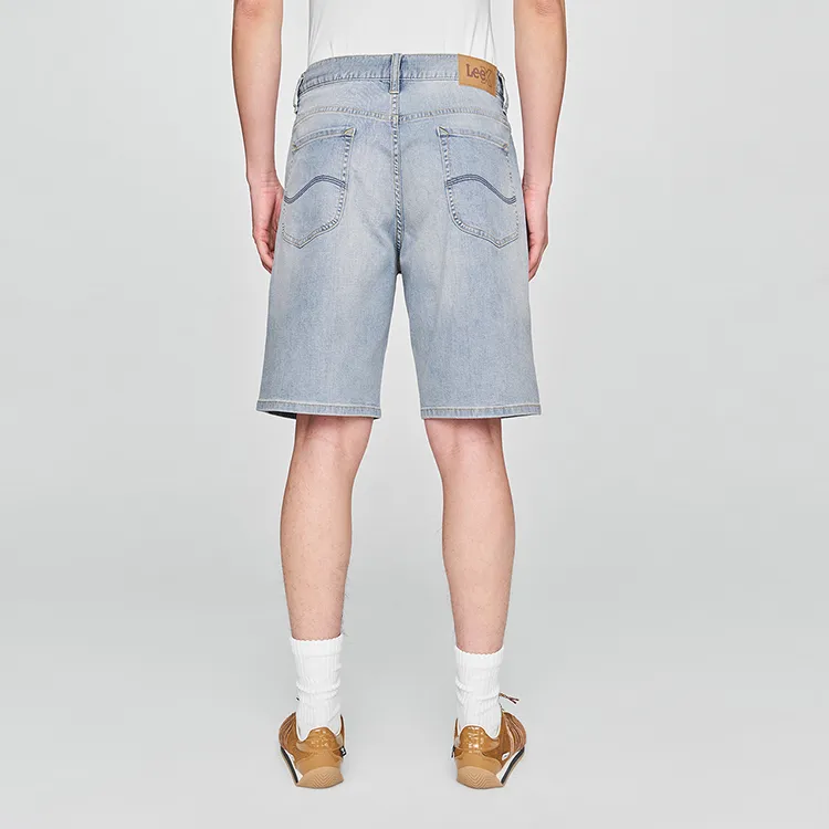 Lee SS25 Denim Shorts Men's Light Blue-6