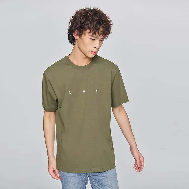 Lee SS25 T Shirt Men's Olive Green-4