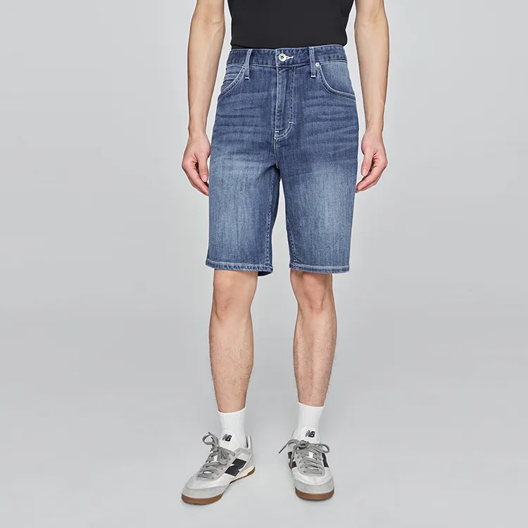 Lee Denim Shorts Men Medium Blue-3