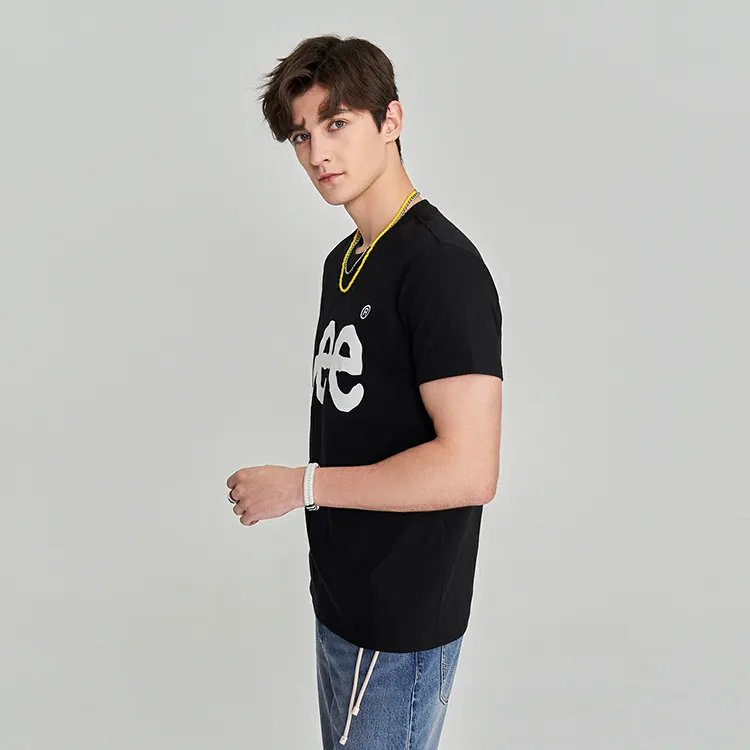 Lee T Shirts Men Black-5