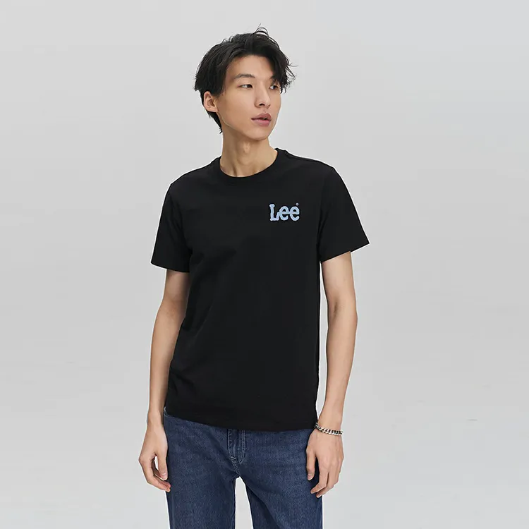 Lee T Shirts Men Black-3