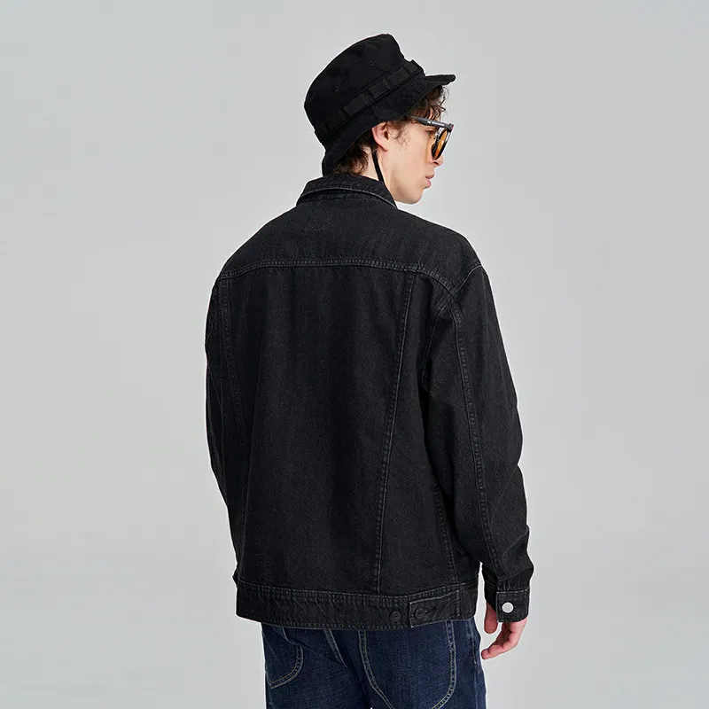 Lee Xline Denim Jacket Men's Black-4