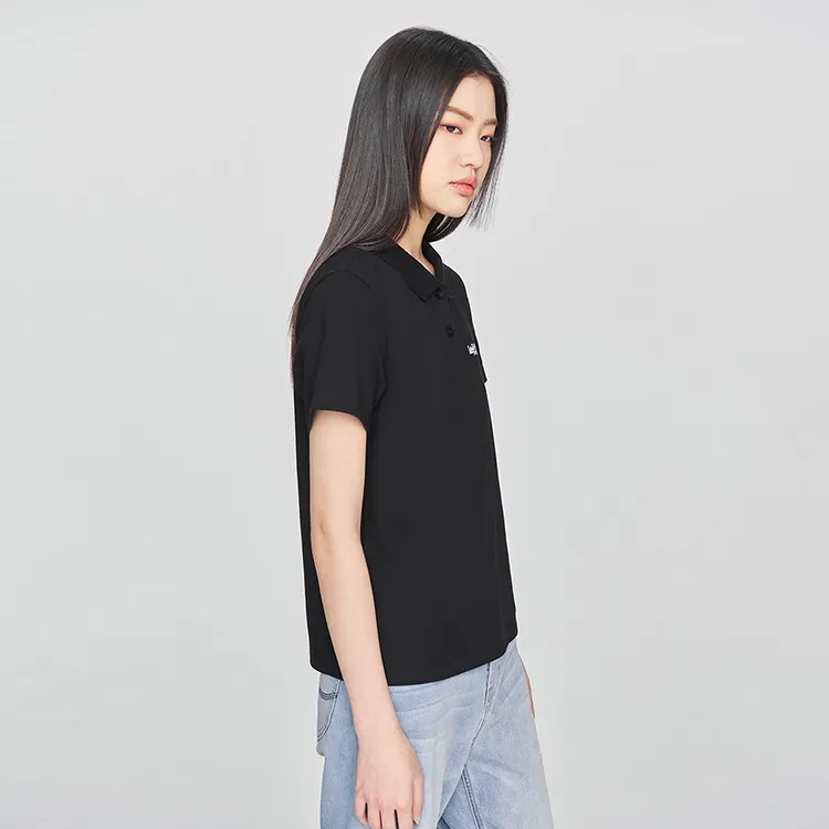 Lee SS25 Polo Shirt Women's Black-2