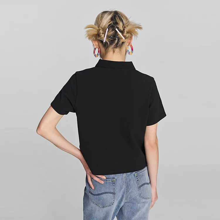Lee Polo Shirts Women's Black-2