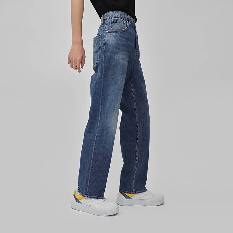 Lee Jeans Men Medium Light Blue-5