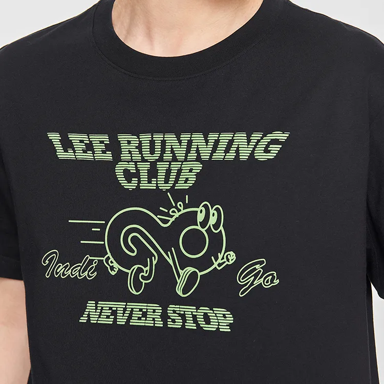 Lee T Shirts Men Black-5