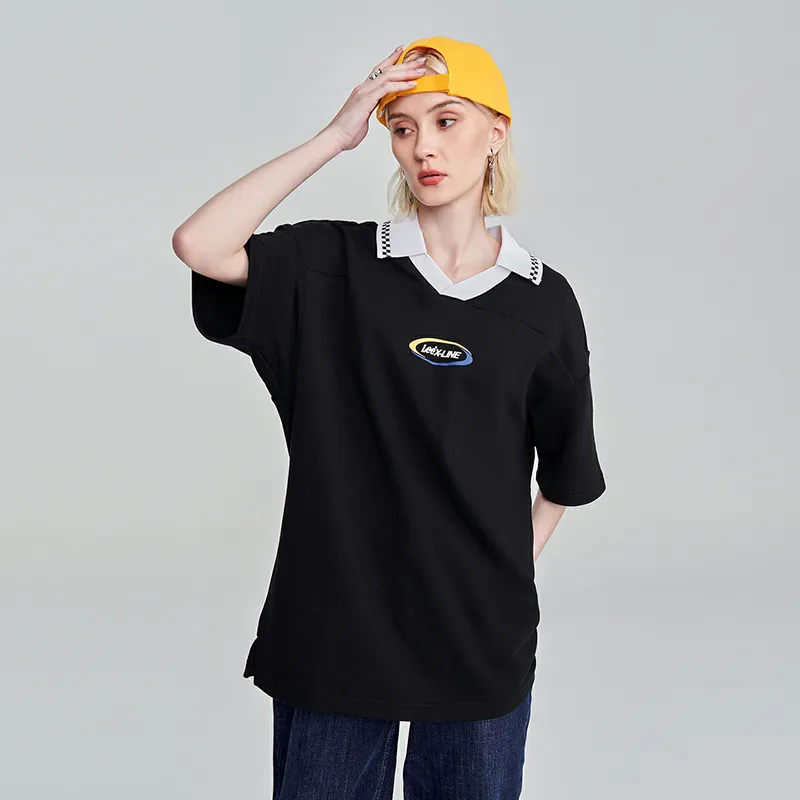 Lee Xline Polo Shirts Unisex Black-2