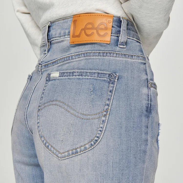 Lee FW24 Jeans Women's Medium Light Blue-4