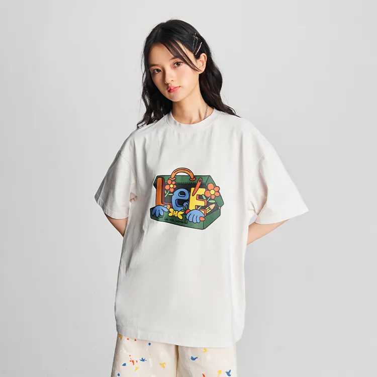 Melting Sadness X Lee T Shirts Unisex Ivory-8