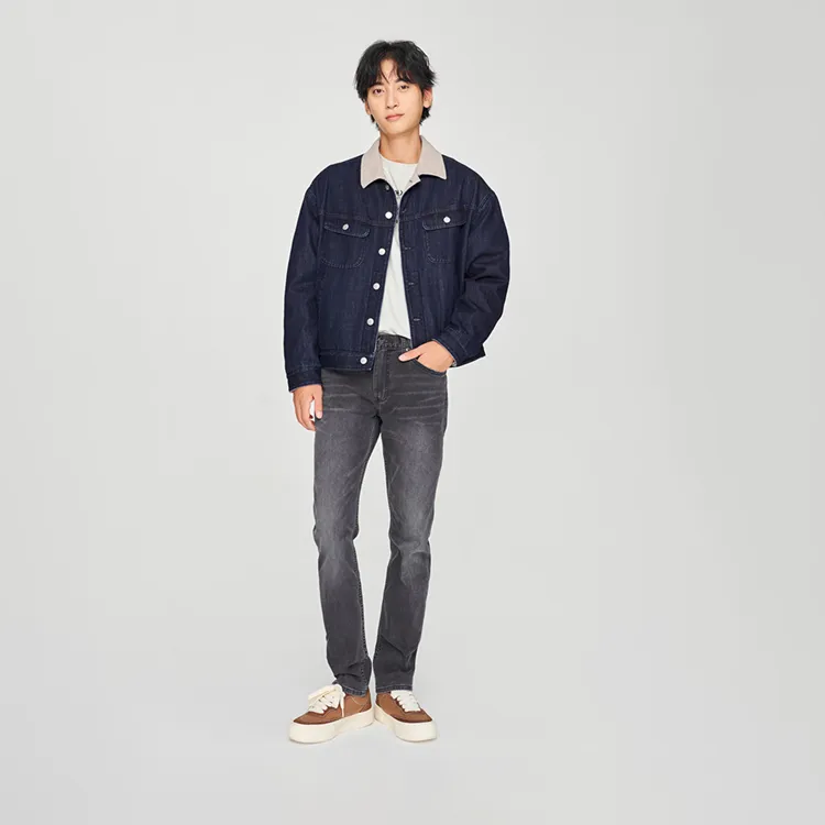 Lee FW24 Denim Jacket Men's Dark Blue-2