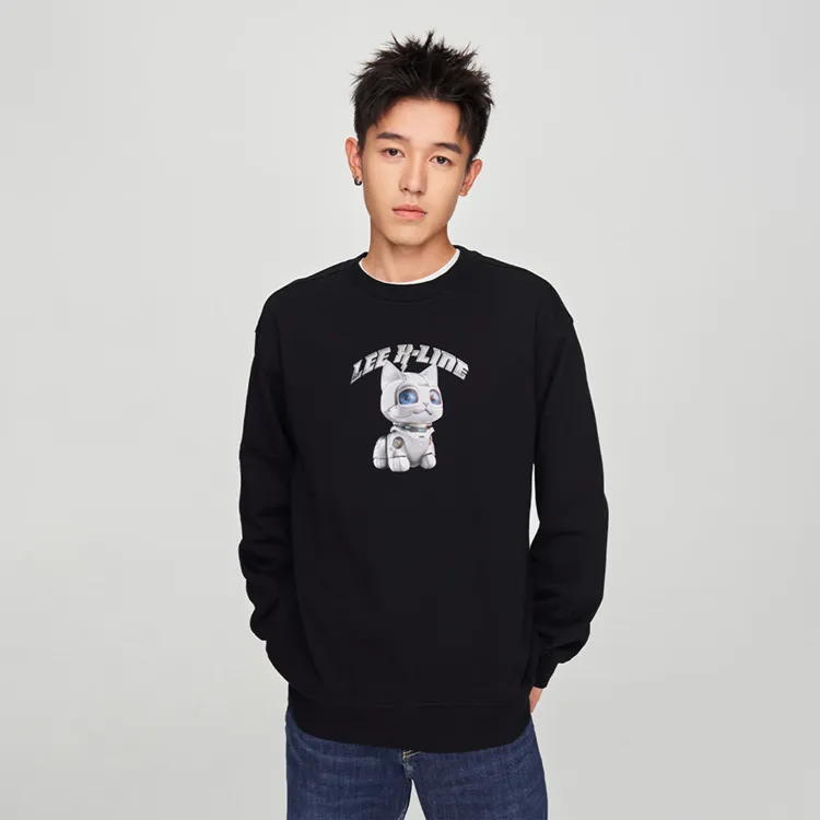 Lee FW24 Sweatshirt Unisex Black-5
