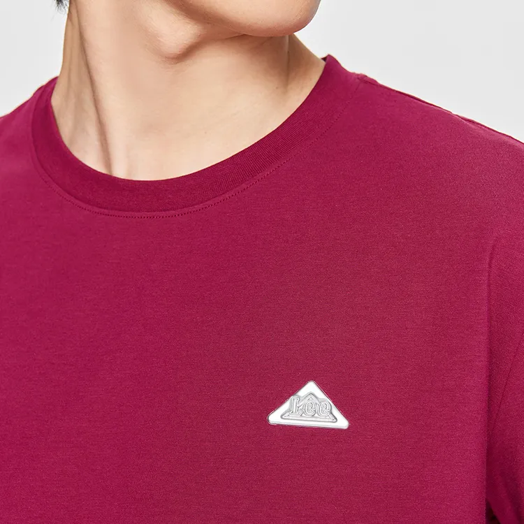 Lee SS25 T Shirt Men's Burgundy-5