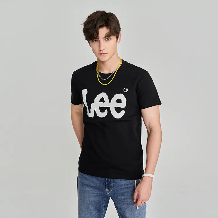 Lee T Shirts Men Black-2