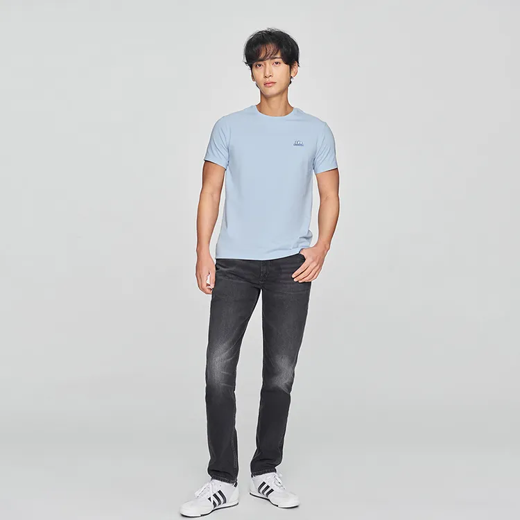Lee T Shirts Men Sky Blue-2
