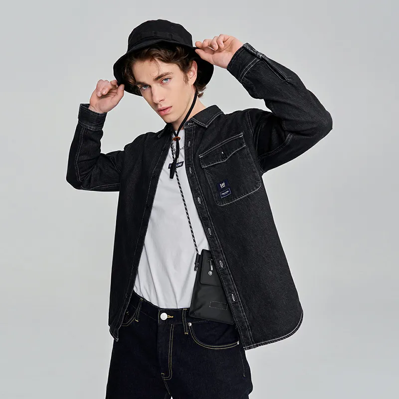 Lee Xline Shirts Men Black-2