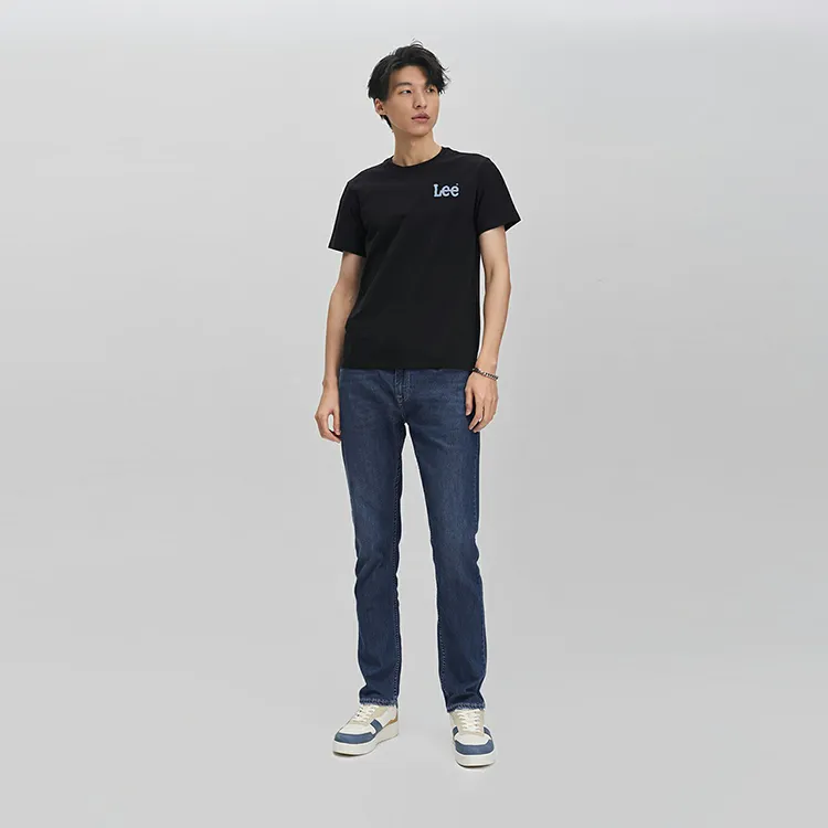 Lee T Shirts Men Black-4