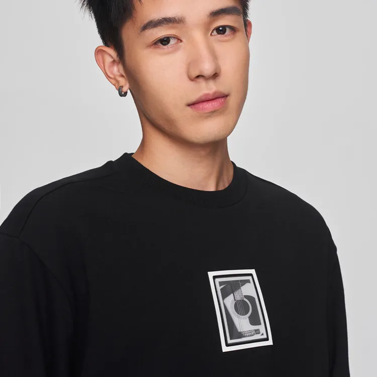 Lee FW24 Sweatshirt Men's Black-5