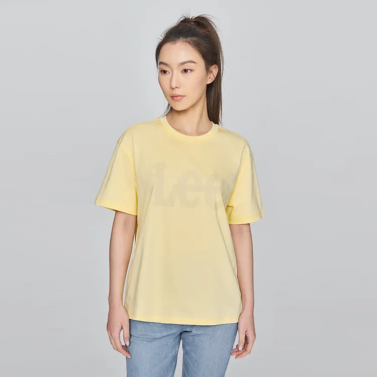 Lee T Shirts Women's Yellow-3