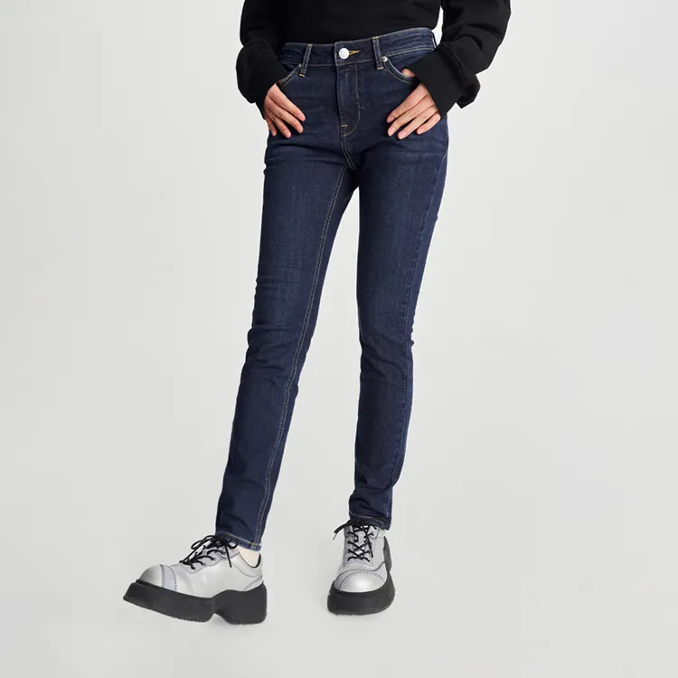 Lee FW24 Jeans Women's Medium Dark Blue-2