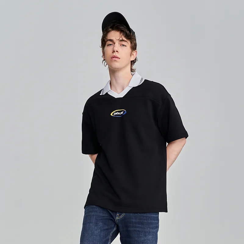 Lee Xline Polo Shirts Unisex Black-5