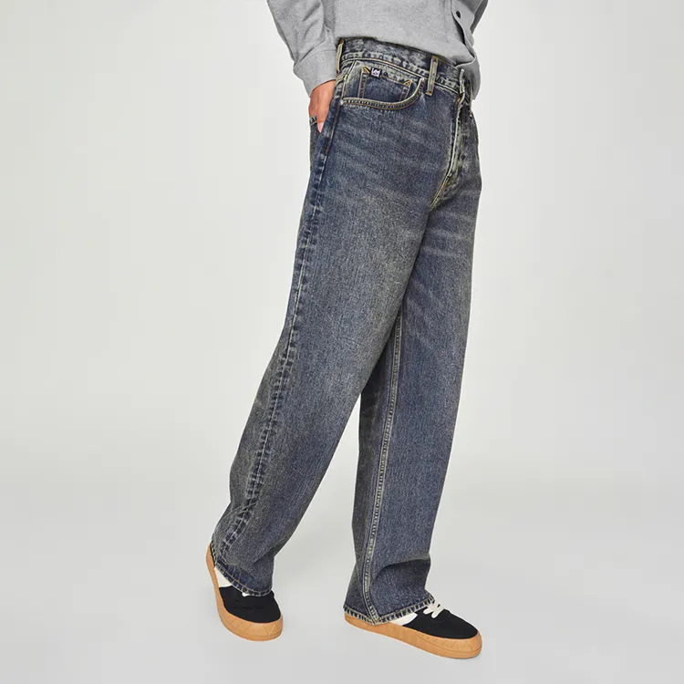 Lee FW24 Jeans Unisex Medium Dark Blue-3
