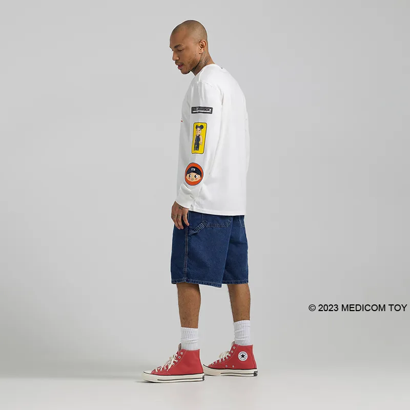 Be@rbrick X Lee T Shirts Men White-4