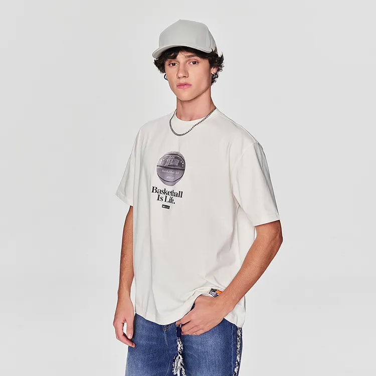 Lee Xline T Shirts Men Ecru-3
