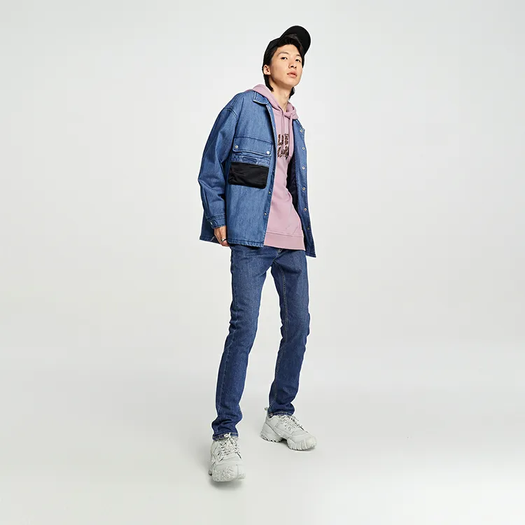Lee Xline Puffer Jackets Men Medium Light Blue-2