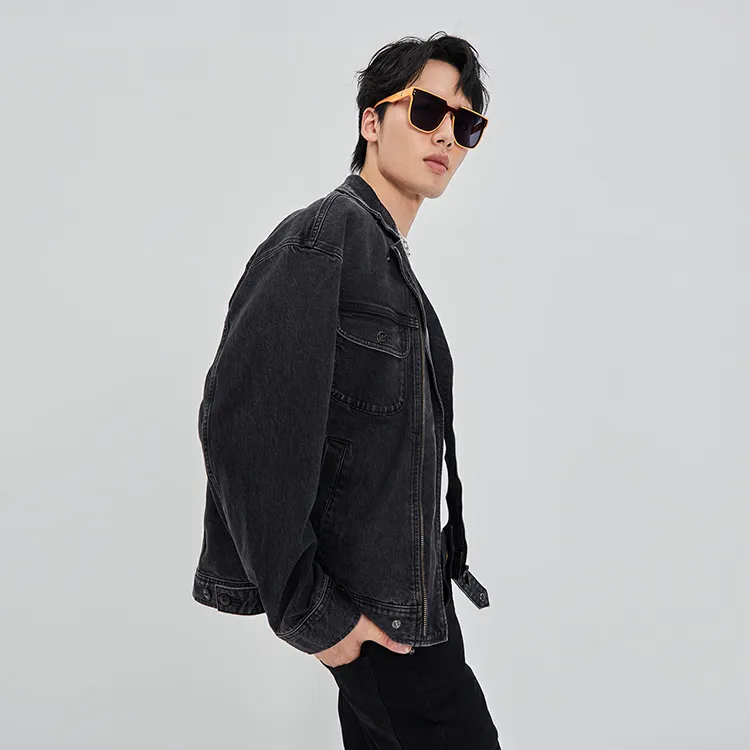 Lee Xline Denim Jackets Unisex Black-4