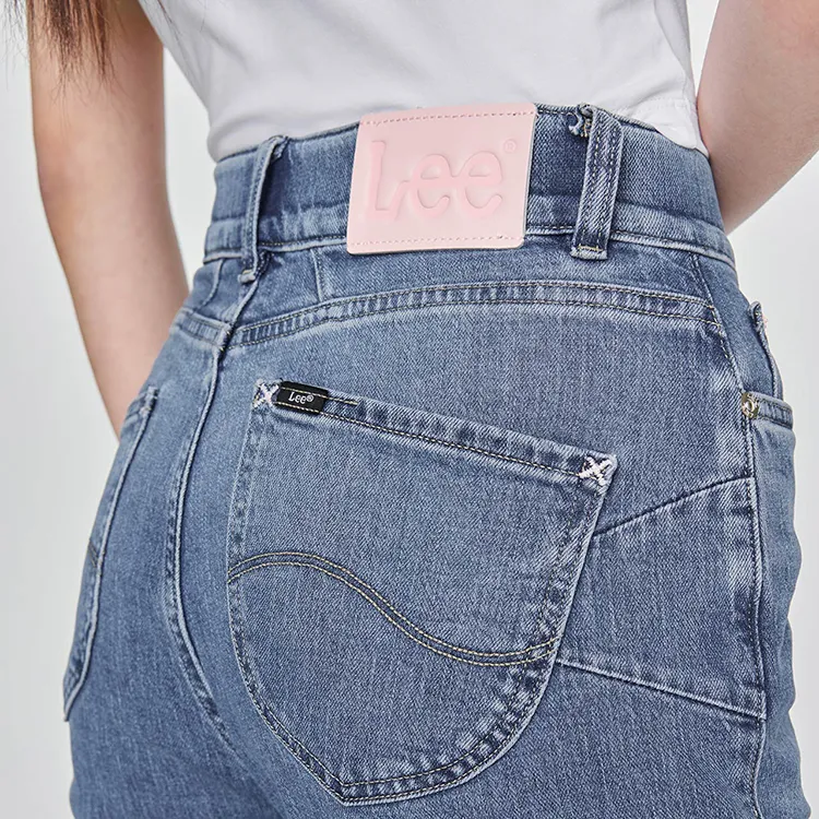 Lee Jeans Women's Medium Light Blue-7