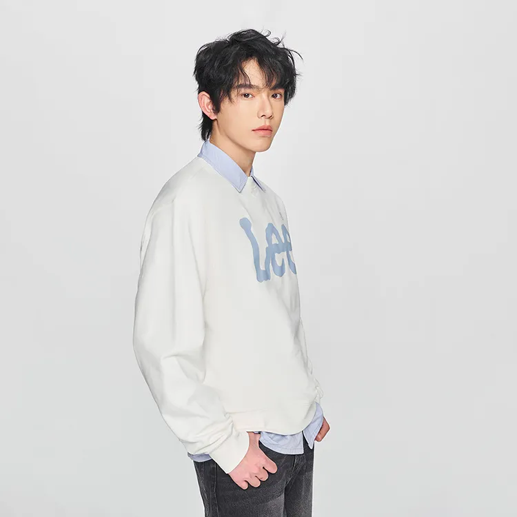 Lee Sweatshirts Men Ecru-4