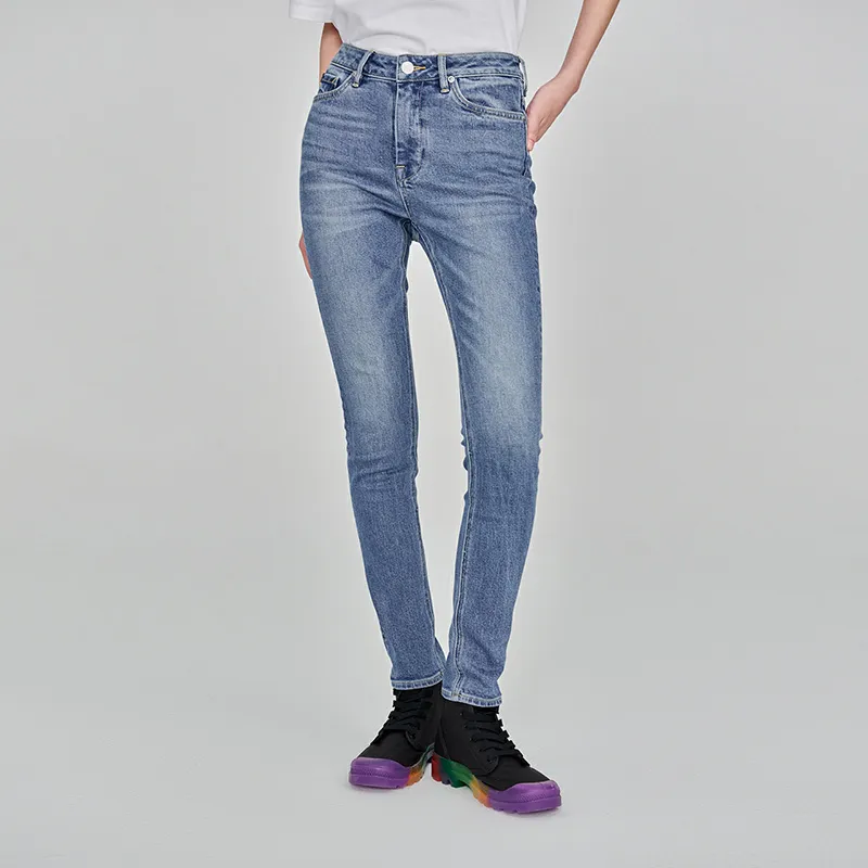 Lee Xline Jeans Women's Medium Light Blue-3