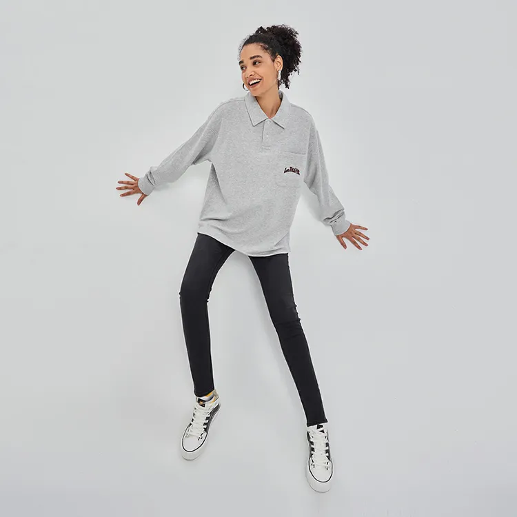 Lee Xline Sweatshirts Unisex Gray-4
