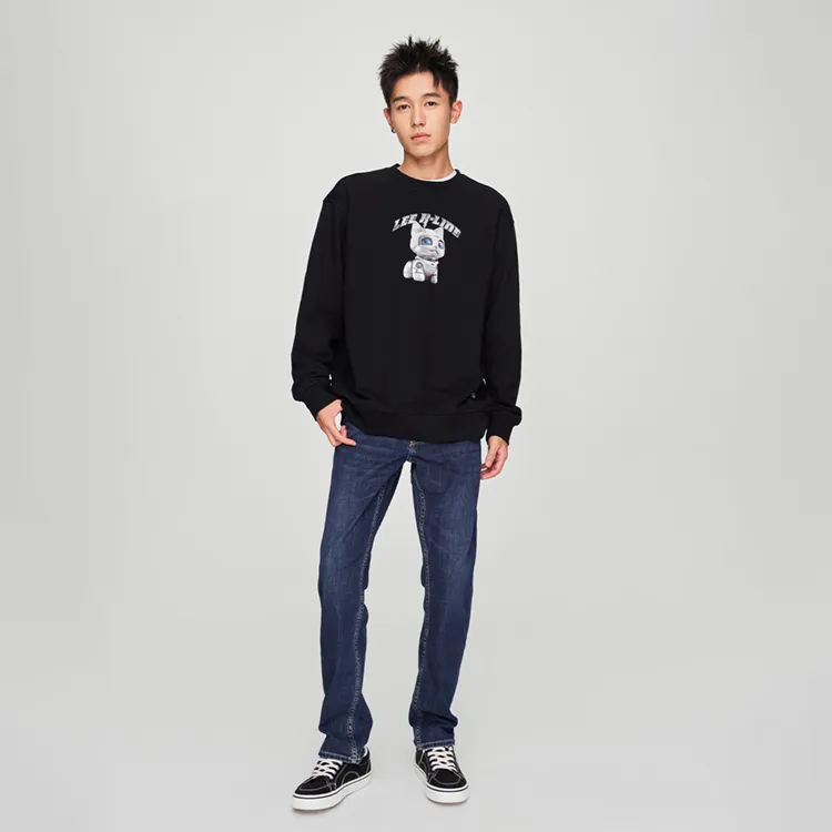 Lee FW24 Sweatshirt Unisex Black-3