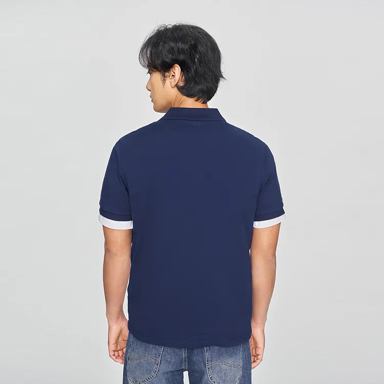 Lee SS25 Polo Shirt Men's Dark Navy Blue-6
