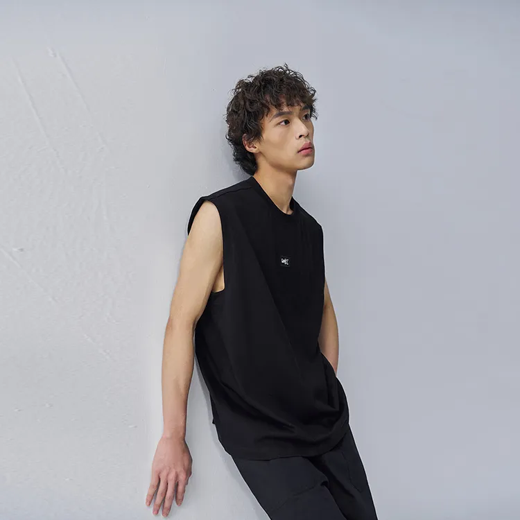Lee Tank Tops Men Black-4