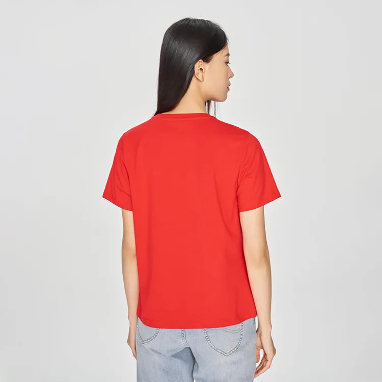 Lee SS25 Regular T Shirt Women's Red-7
