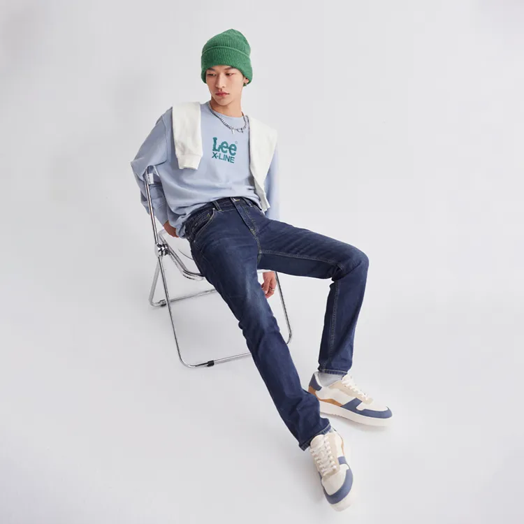 Lee FW24 Jeans Men's Medium Dark Blue-3