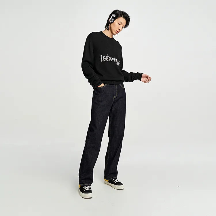 Lee Xline Sweaters Men Black-5