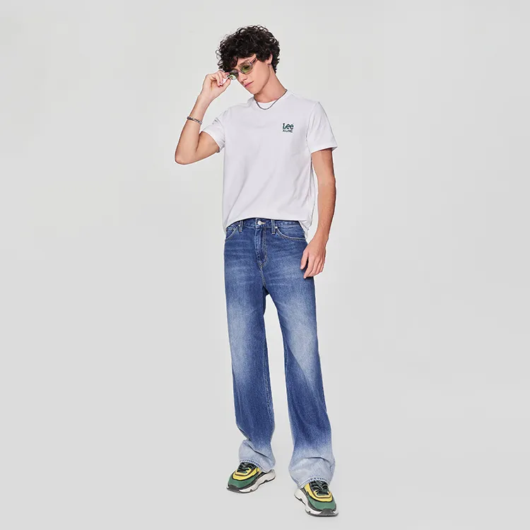 Lee Jeans Men Medium Light Blue-4
