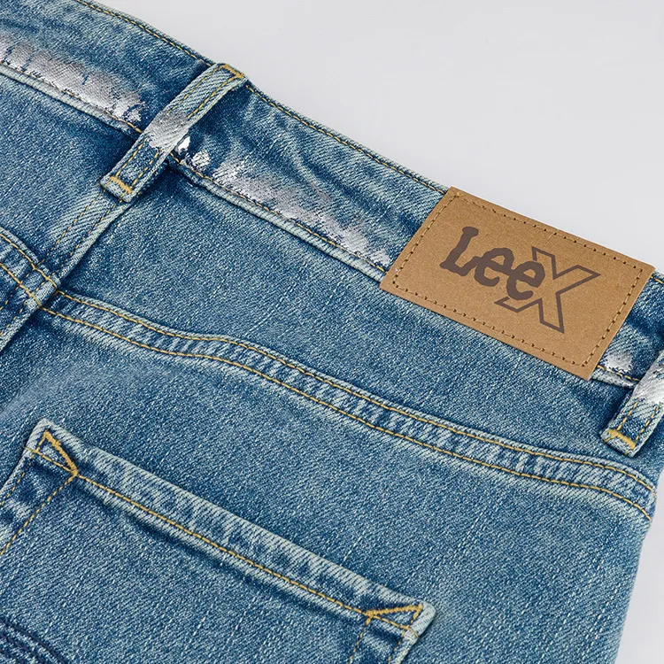 Lee SS25 Denim Short Skirts Women's Light Blue-2