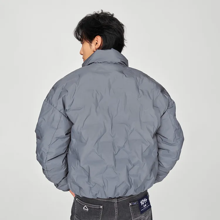 Lee Puffer Jackets Men Blue Gray-6