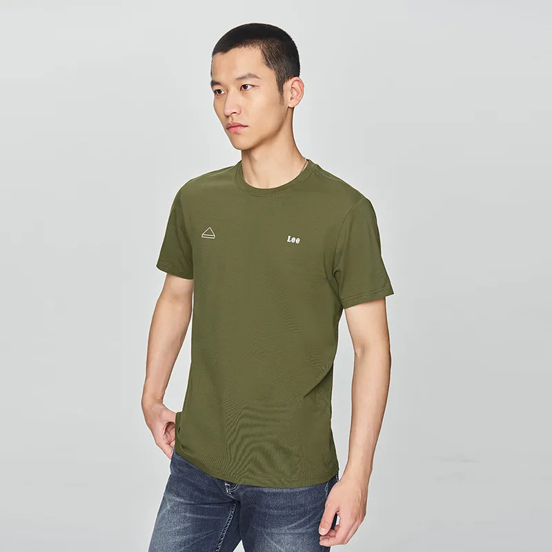 Lee T Shirts Men Olive Green-4