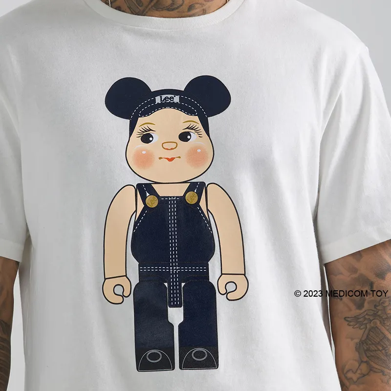 Be@rbrick X Lee T Shirts Men White-7