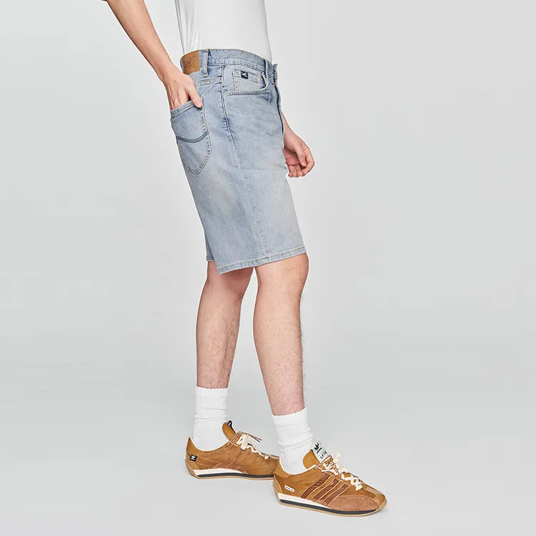 Lee SS25 Denim Shorts Men's Light Blue-5
